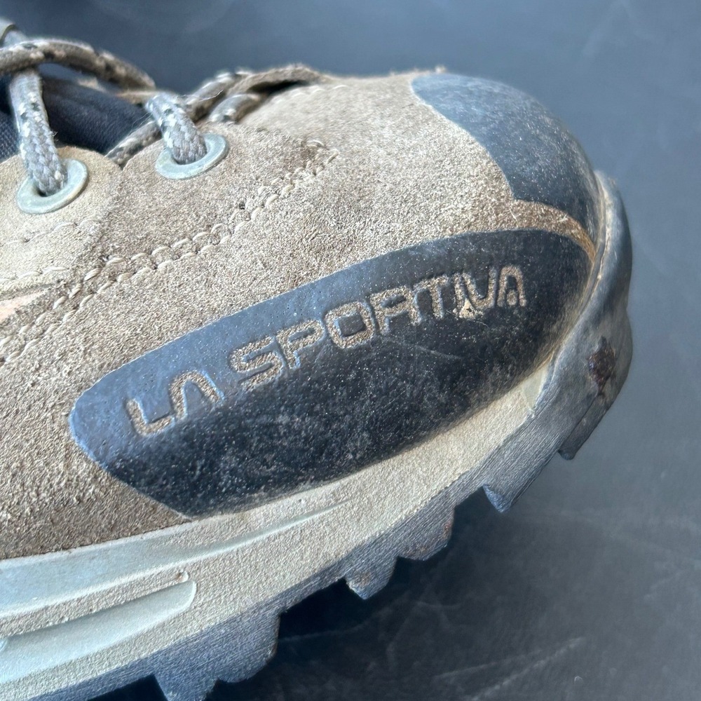 La Sportiva Gore-Tex Hiking Boots Mens‎ Size 8.5 Tan Black Made in Italy - Picture 8 of 13